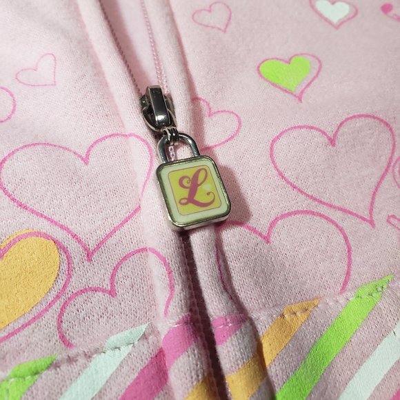 Hoodie Sweater Pink Heart Design Zip Up Please Mum 6-12m Brand New With Tags - Picture 5 of 9